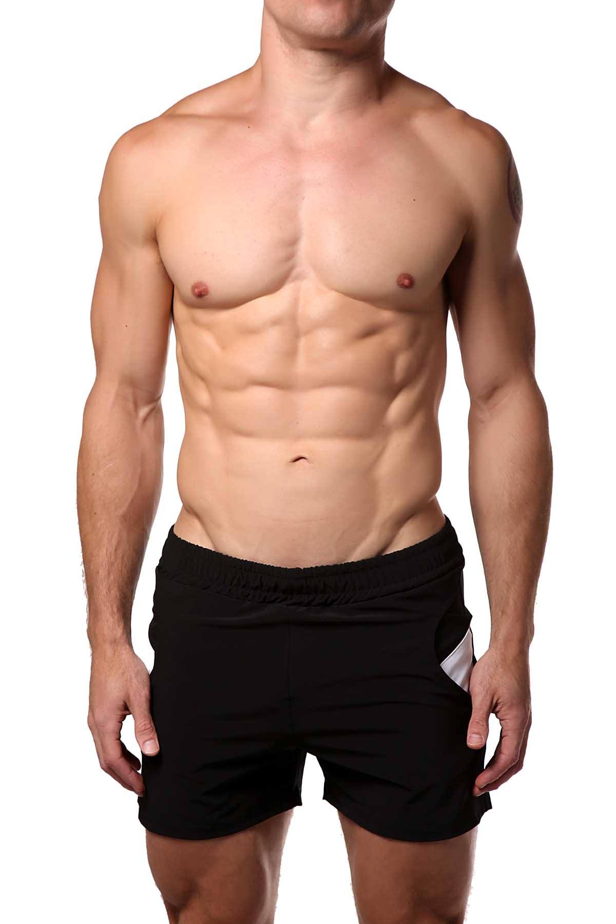 Freedom Reigns Black/White Wave Boardshort