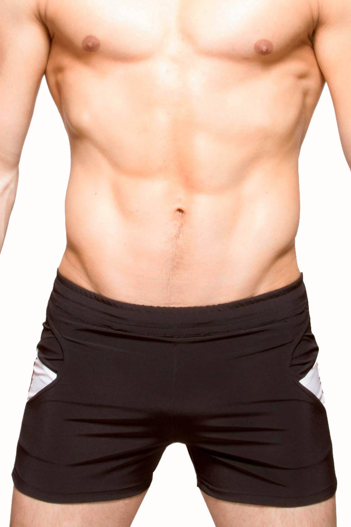 Freedom Reigns Black/White Wave Boardshort