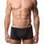 Freedom Reigns Charcoal & Black Applique Swim Trunk