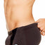 Freedom Reigns Charcoal & Black Applique Swim Trunk