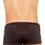 Freedom Reigns Charcoal & Black Applique Swim Trunk