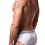 Freedom Reigns White/Green-Camo Sport-Mesh Combat Brief