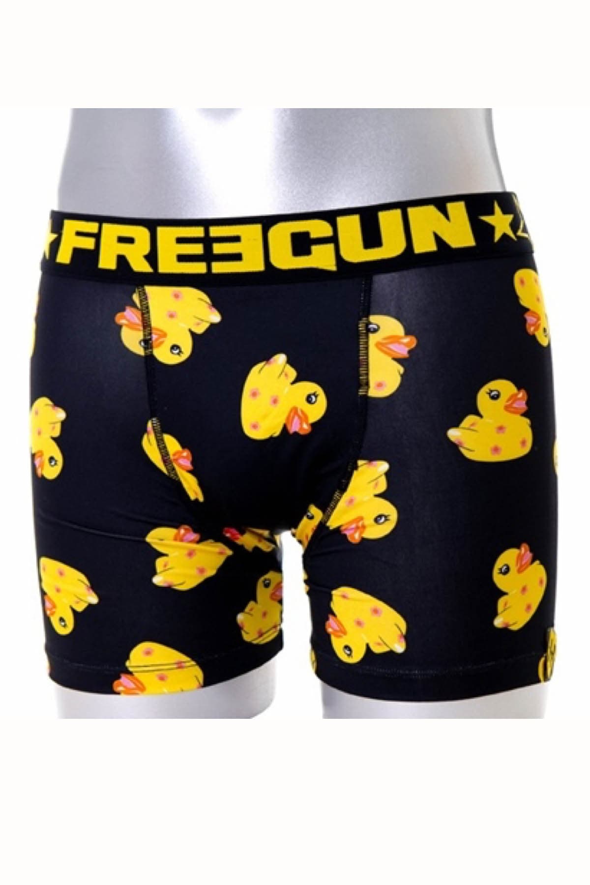 Freegun Black & Yellow Rubber Ducky Boxer Brief