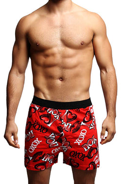 Fun Boxers Red Kisses/Love Boxer Short thumbnail 1