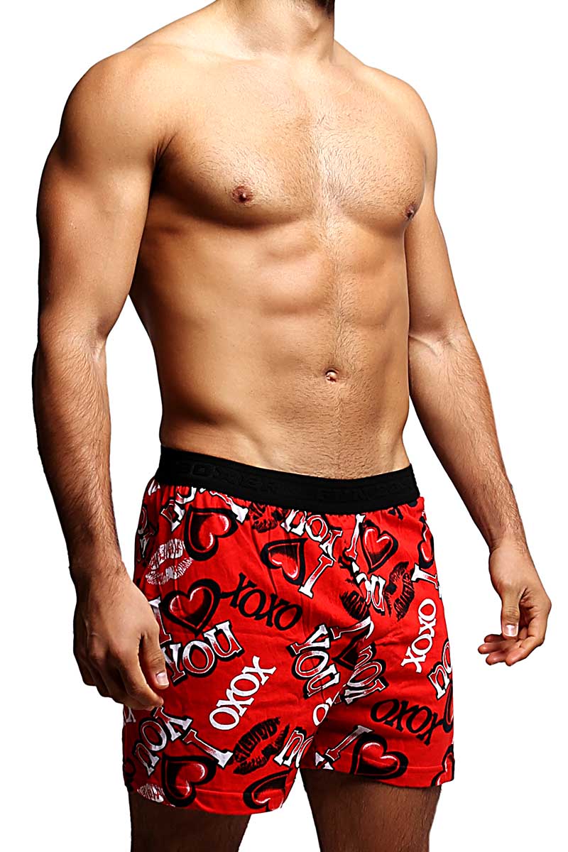 Fun Boxers Red Kisses/Love Boxer Short