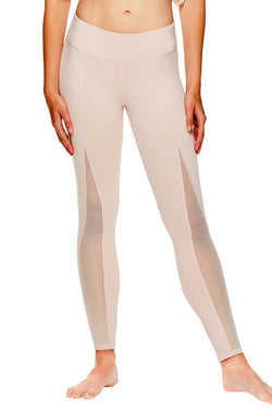 GAIAM x Jessica Biel Peach-Whip Madison Mesh-Detail High-Rise Legging thumbnail 1