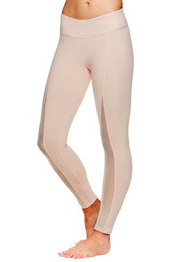 GAIAM x Jessica Biel Peach-Whip Madison Mesh-Detail High-Rise Legging thumbnail 2
