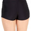GO by Gossip Black Ruched Swim Boyshort