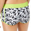 GO by Gossip Black/White Geo Graphic Content Swim Short