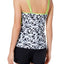 GO by Gossip Black/White 'Graphic Content' Tankini Top
