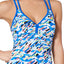 GO by Gossip 'Crossed Signals' Racerback Tankini Top in Royal
