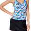 GO by Gossip 'Crossed Signals' Racerback Tankini Top in Royal