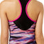 GO by Gossip Pink/Multi 'Speed Racer' Sport Mesh Racerback Tankini Top