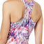 GO by Gossip Purple Multicolor Palm Dazed Racerback Tankini Top