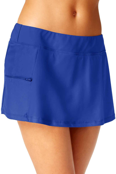 GO by Gossip Royal Side-Zip Swim Skirt