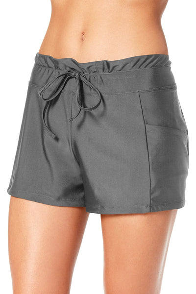 GO by Gossip Solid Grey Swim Short