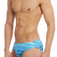Garcon Model Blue Graffiti Swim Brief
