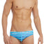 Garcon Model Blue Graffiti Swim Brief