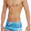 Garcon Model Blue Graffiti Swim Short