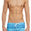 Garcon Model Blue Graffiti Swim Short