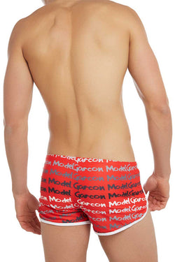 Garcon Model Red Graffiti Swim Short thumbnail 3
