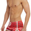 Garcon Model Red Graffiti Swim Short