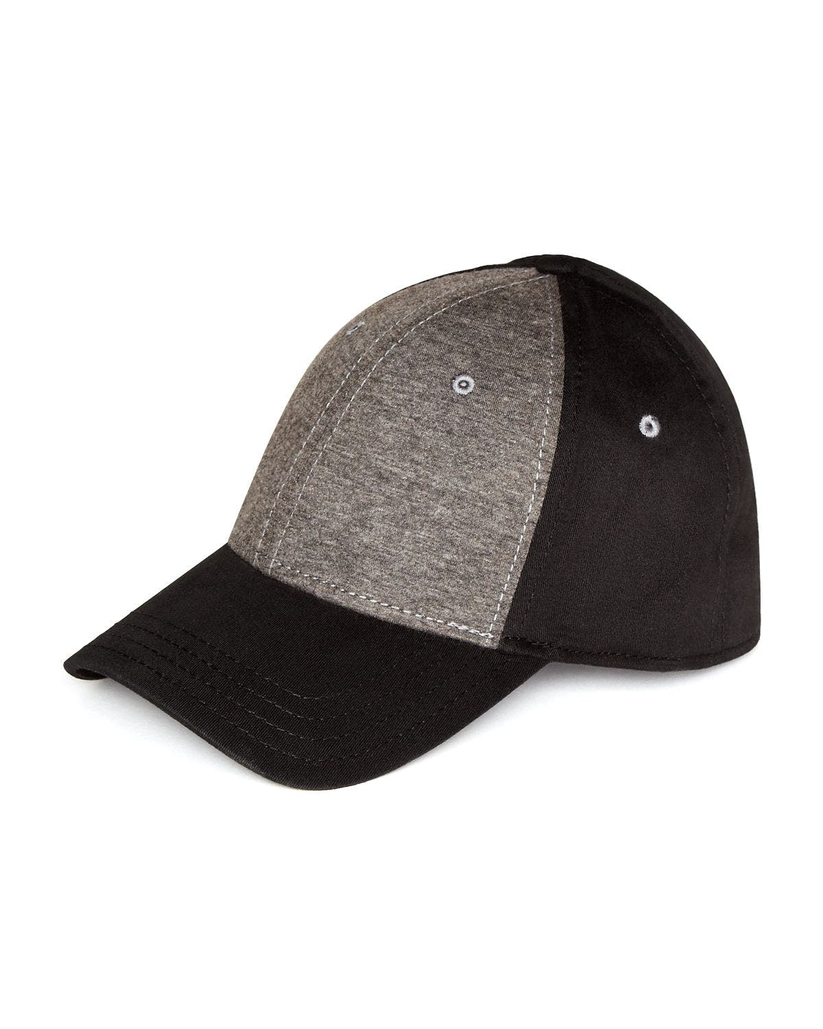 Gents Jersey Knit Fitted Cap Grey/Black