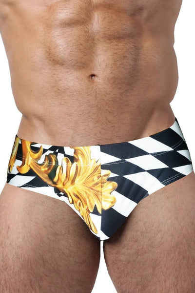 Gian Gianni Hypnotize Gold Swim Brief