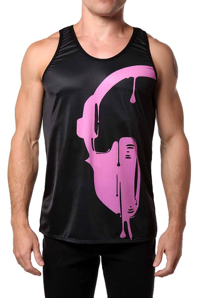 Gian Gianni Pink Beat Tank Top