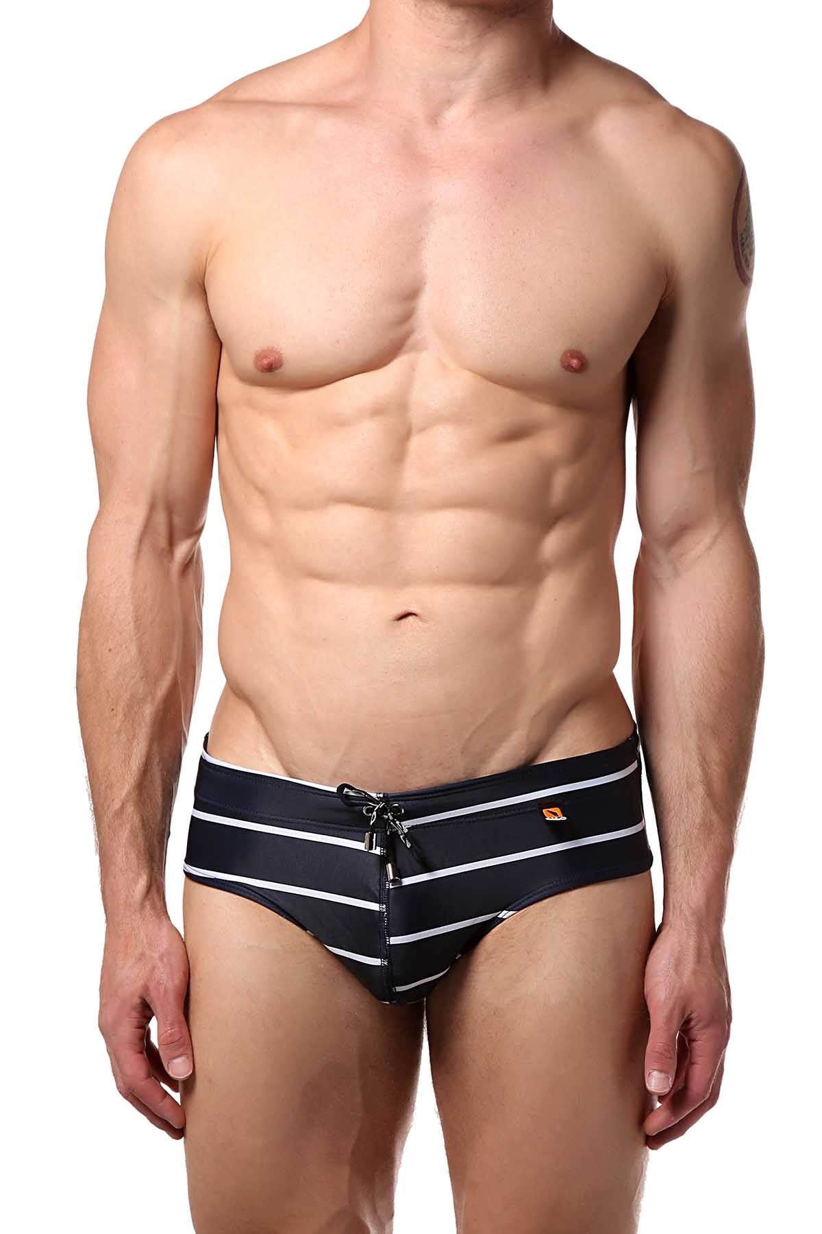 Gigo Black Sailor Swim Brief