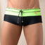 Gigo Black & Green Bi-Colour Swim Boxer