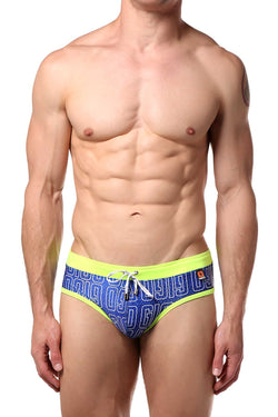 Gigo Blue Logo Swim Brief thumbnail 1