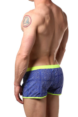 Gigo Blue Logo Swim Short thumbnail 2
