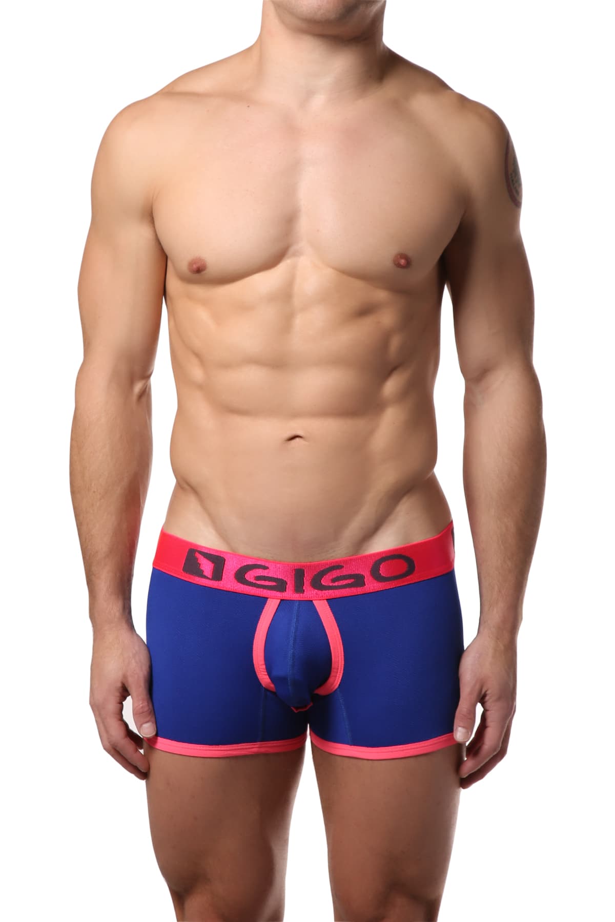 Gigo Blue Simple Short Boxer
