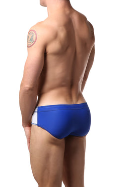 Gigo Blue Tri-Color Swim Brief thumbnail 2