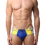 Gigo Blue Tri-Color Swim Brief