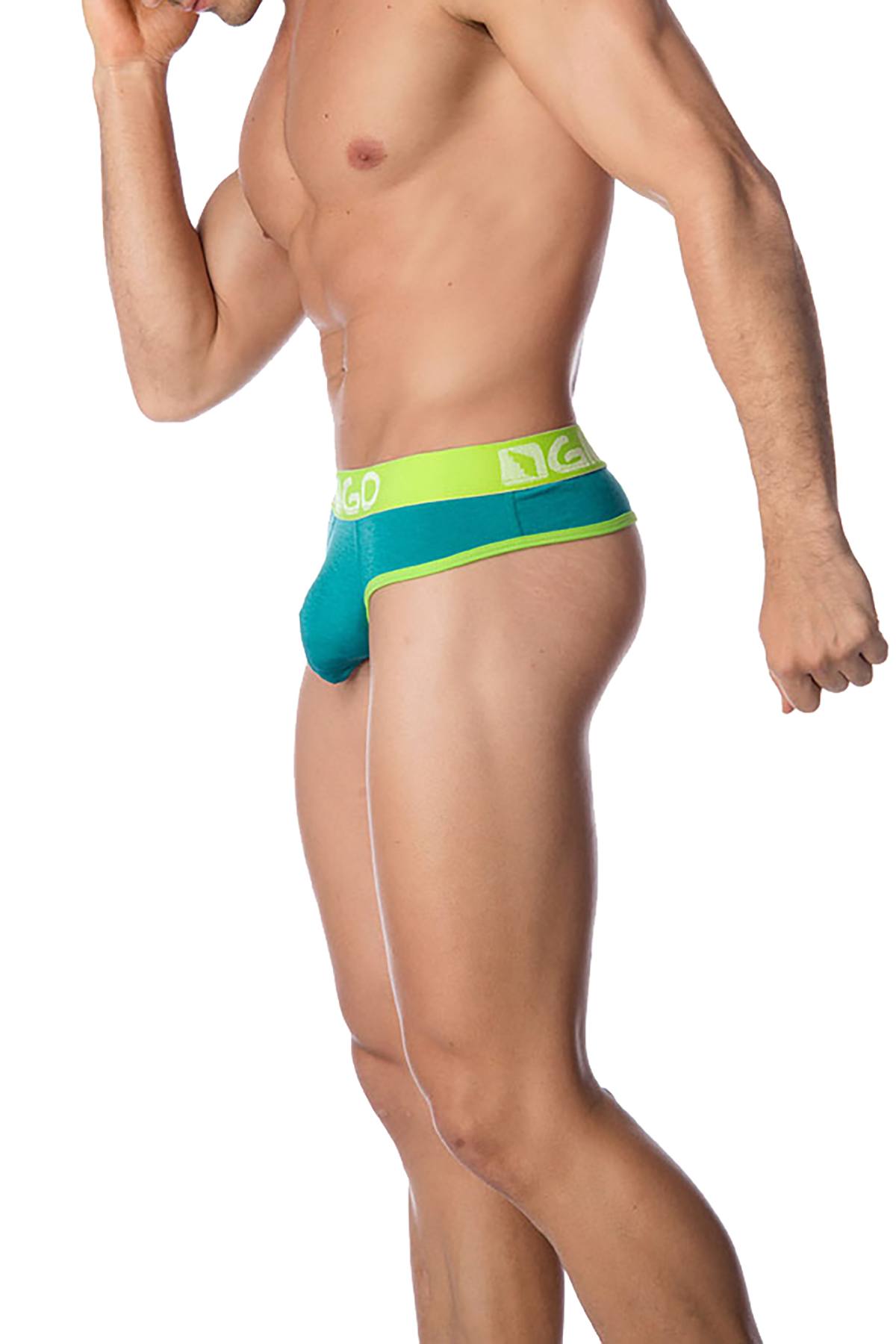 Gigo Green Rough Thong-Brief