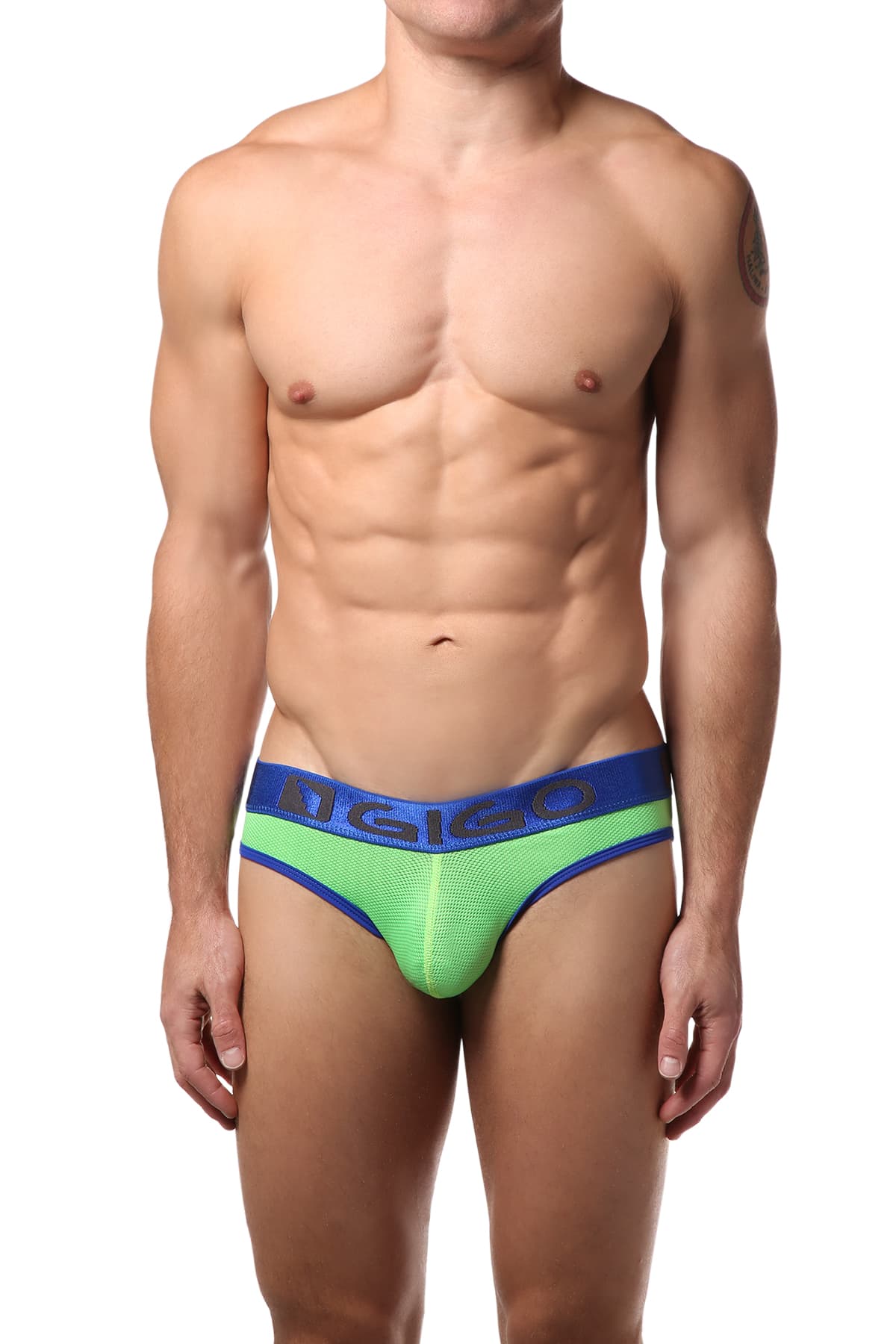 Gigo Green Sheen Jock-Brief