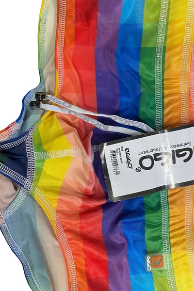 Gigo Rainbow Pixels Swim Trunk