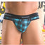 Gigo Square Plaid G-String