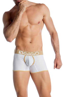 Gigo White Capriati Long Boxer Brief thumbnail 1