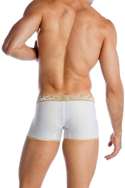 Gigo White Capriati Long Boxer Brief thumbnail 3