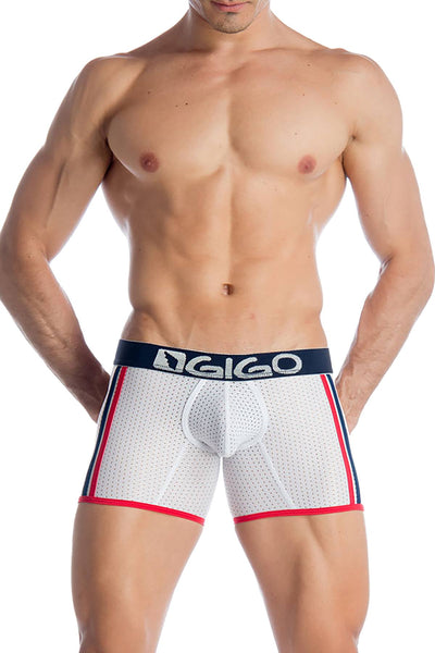 Gigo White Jokises Long Boxer Brief