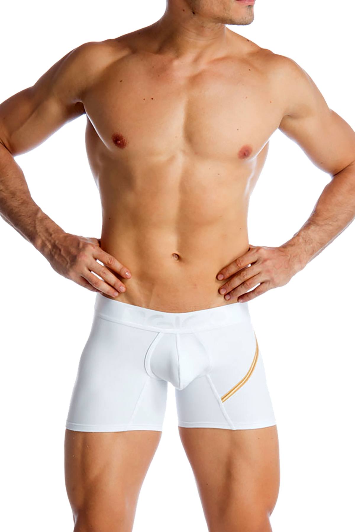 Gigo White Mariage Long Boxer Brief
