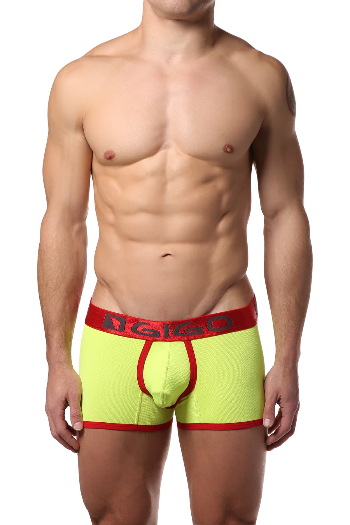 Gigo Yellow Simple Short Boxer