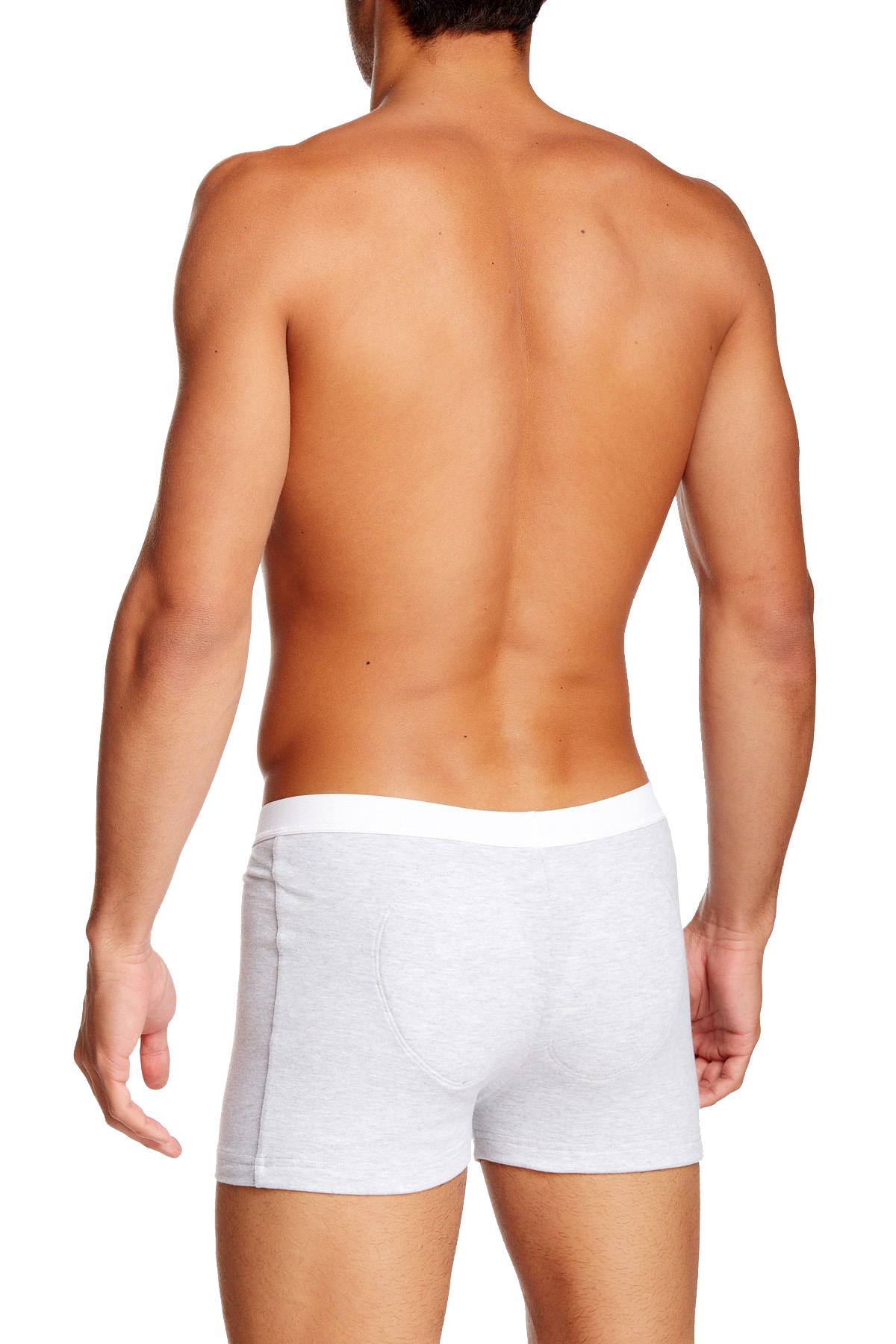 Go Softwear Ash-Grey Padded-Rear Boxer Brief