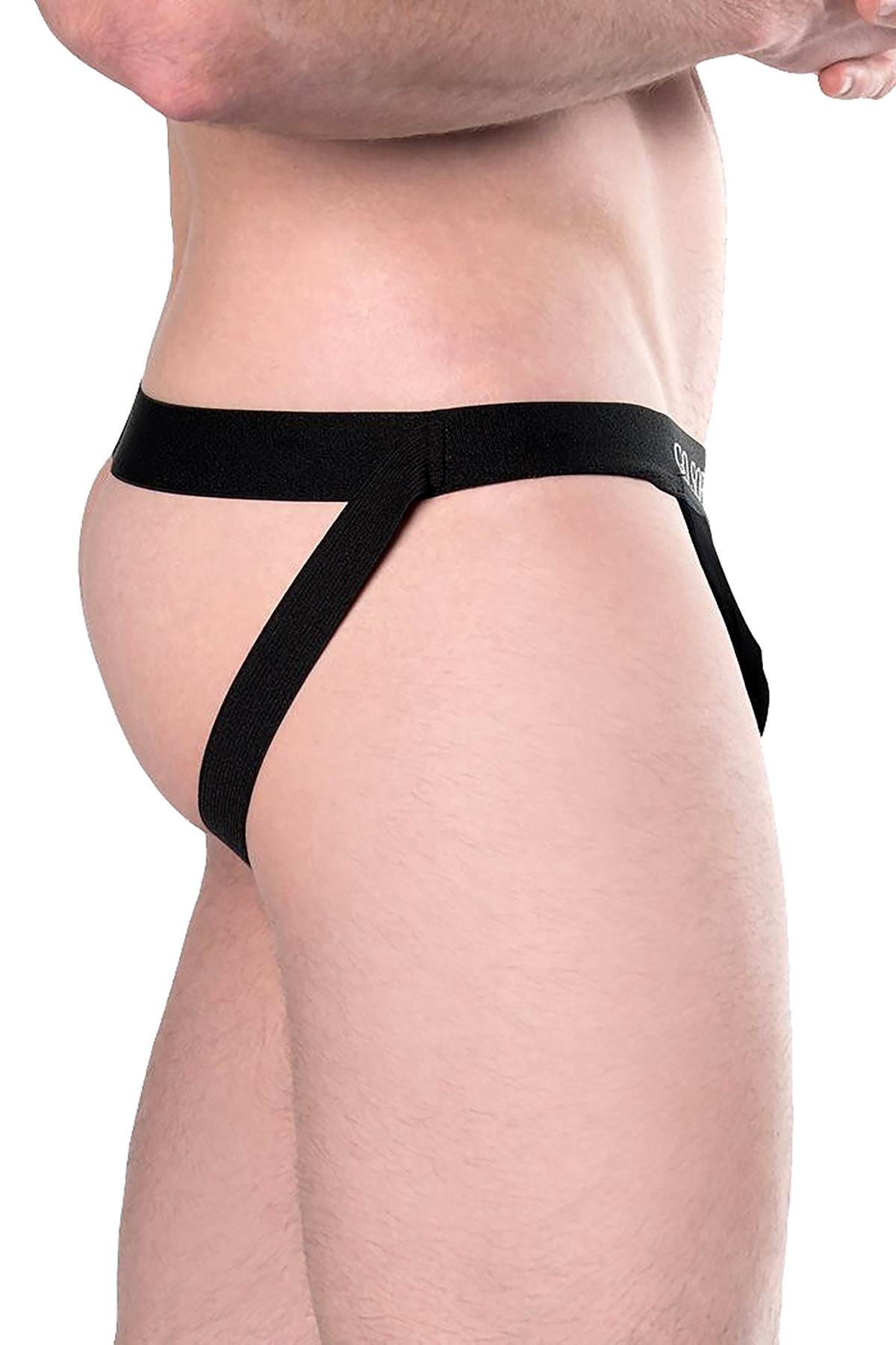 Go Softwear Black Front-Padded Sculpt Jock