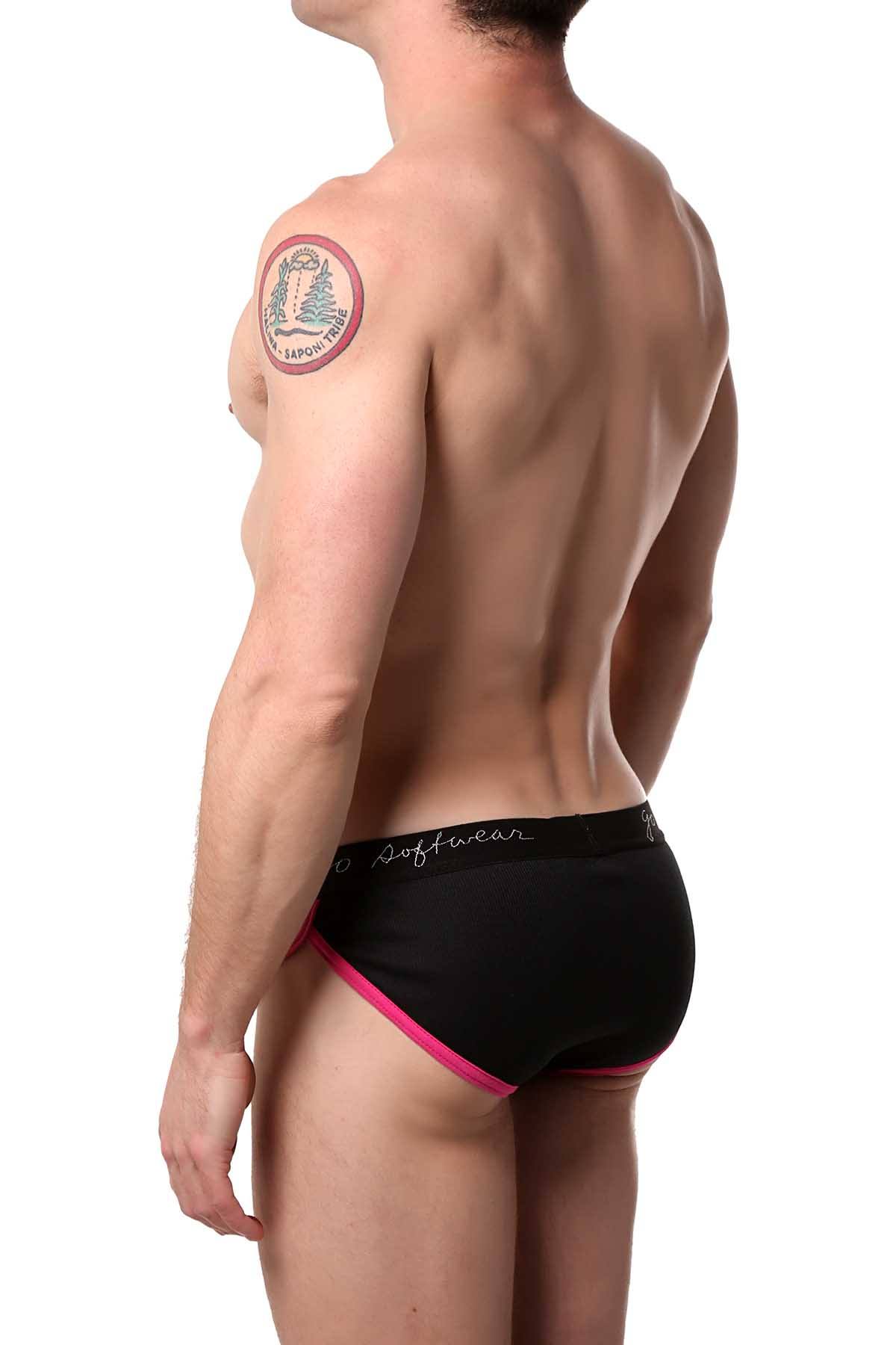 Go Softwear Black/Fuchsia POP Midnight Athletic Brief