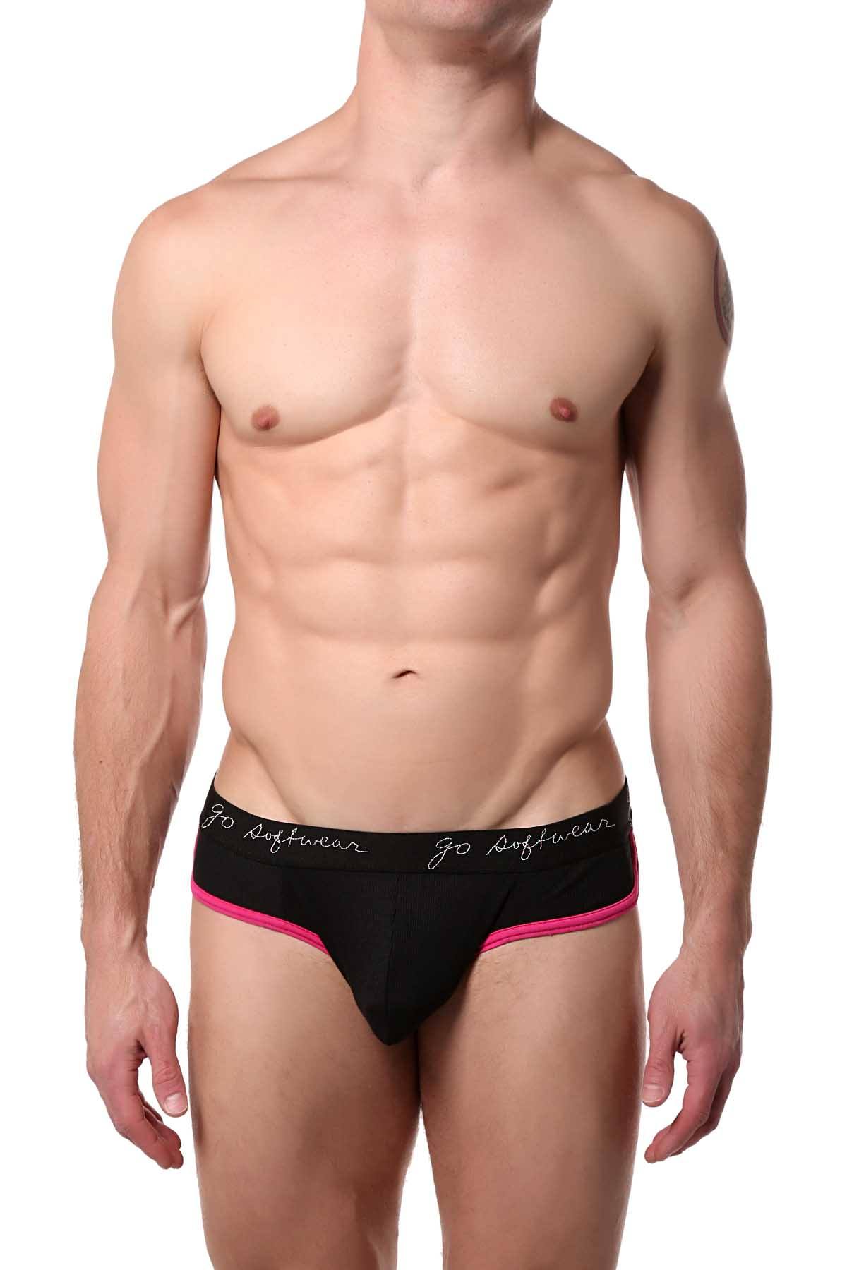 Go Softwear Black/Fuchsia POP Midnight Athletic Brief