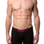 Go Softwear Black/Fuchsia Pop Volt Reveal Boxer-Jock